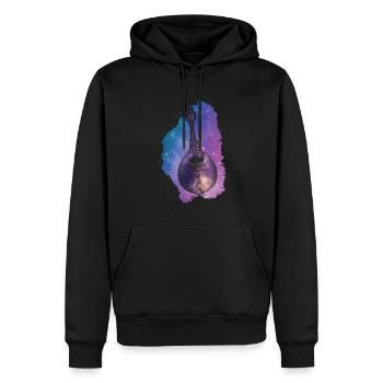 Mandoline, Weil Normale Gitarren Langweilig Sind - Männer Premium Bio Hoodie - Schwarz - Vorne - Nico (187cm)