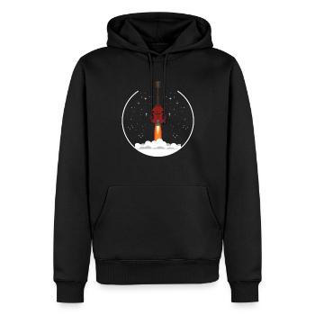 Mandoline, Weil Normale Gitarren Langweilig Sind - Männer Premium Bio Hoodie - Schwarz - Vorne - Nico (187cm)
