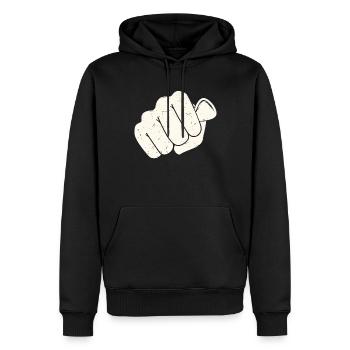 Mandoline, Weil Normale Gitarren Langweilig Sind - Männer Premium Bio Hoodie - Schwarz - Vorne - Nico (187cm)