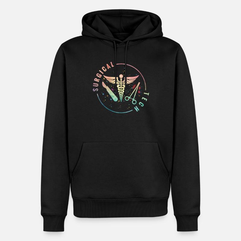 Technique chirurgicale : j’apporte beaucoup - Sweat à capuche Premium bio Homme - noir
