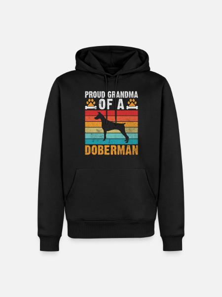 Cadeaux Doberman - Sweat à capuche Premium bio Homme - noir