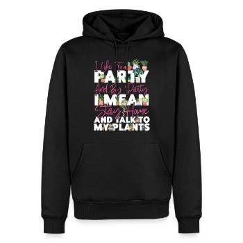 Plant Lover Gardening I Like To - Männer Premium Bio Hoodie - Schwarz - Vorne - Nico (187cm)