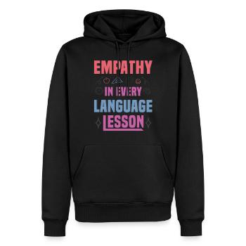 ESL-Lehrer ESL Unterricht - Männer Premium Bio Hoodie - Schwarz - Vorne - Nico (187cm)