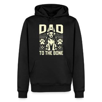 Dog Dad Gifts for Men - Männer Premium Bio Hoodie - Schwarz - Vorne - Nico (187cm)