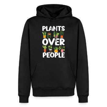 Plant Lover Gardening Plants Over - Männer Premium Bio Hoodie - Schwarz - Vorne - Nico (187cm)