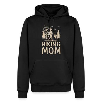 Hiking Mama Hiking Lover Mountain Hiking Mom - Männer Premium Bio Hoodie - Schwarz - Vorne - Nico (187cm)