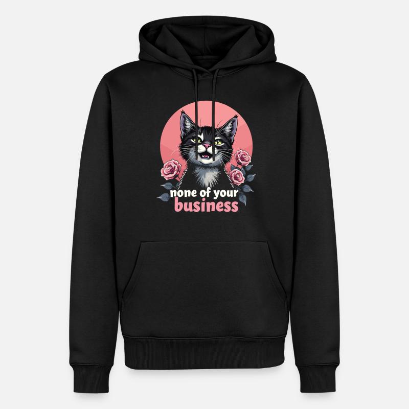 Ne vous regardez pas - Sweat à capuche Premium bio Homme - noir