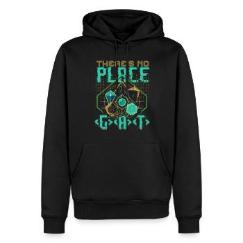 Bioinformatics Analyst No Place Like - Men’s Premium Organic Hoodie - black - Front - Nico (187cm)