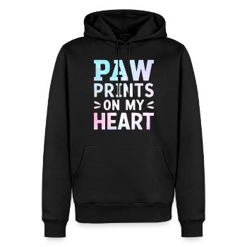 Dog Dad Gifts for Men - Männer Premium Bio Hoodie - Schwarz - Vorne - Nico (187cm)