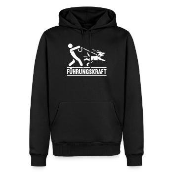 Guide Dog Dog Owner Dog Lover Animal - Men’s Premium Organic Hoodie - black - Front - Nico (187cm)