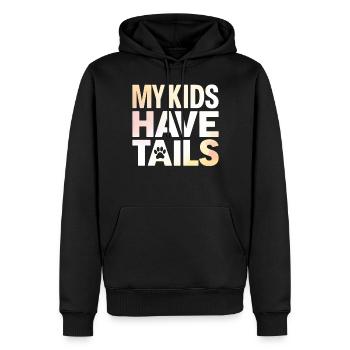 Dog Dad Gifts for Men - Männer Premium Bio Hoodie - Schwarz - Vorne - Nico (187cm)