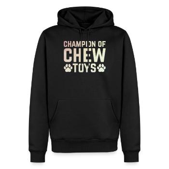 Dog Dad Gifts for Men - Männer Premium Bio Hoodie - Schwarz - Vorne - Nico (187cm)