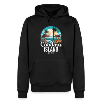 Catalina Island Birthday Crew - Männer Premium Bio Hoodie - Schwarz - Vorne - Nico (187cm)