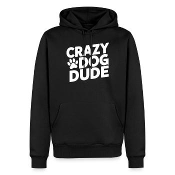 Dog Dad Gifts for Men - Männer Premium Bio Hoodie - Schwarz - Vorne - Nico (187cm)