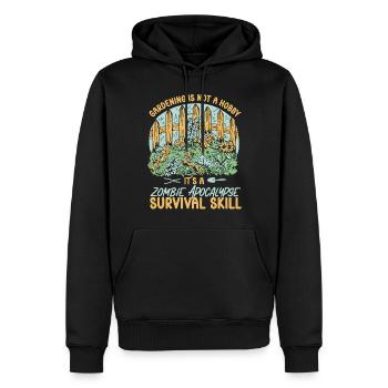 Plant Lover Gardening Gardening Is - Männer Premium Bio Hoodie - Schwarz - Vorne - Nico (187cm)
