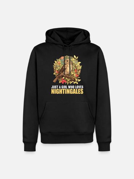 Nightingales Nightingale - Men’s Premium Organic Hoodie - black