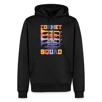 Kornett Kornettspieler Cornet Squad - Männer Premium Bio Hoodie - Schwarz - Vorne - Nico (187cm)