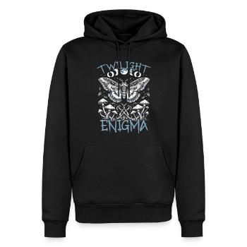 Fairycore Fee Gotisch - Männer Premium Bio Hoodie - Schwarz - Vorne - Nico (187cm)