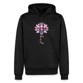 Fang Song Flower Losing Los Und Zutiefst - Männer Premium Bio Hoodie - Schwarz - Vorne - Nico (187cm)