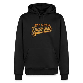 Kornett Kornettspieler It's Not A Trumpet - Männer Premium Bio Hoodie - Schwarz - Vorne - Nico (187cm)