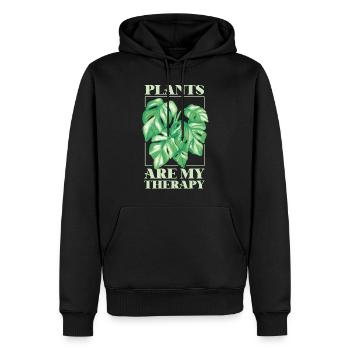 Plant Lover Gardening Monstera - Männer Premium Bio Hoodie - Schwarz - Vorne - Nico (187cm)