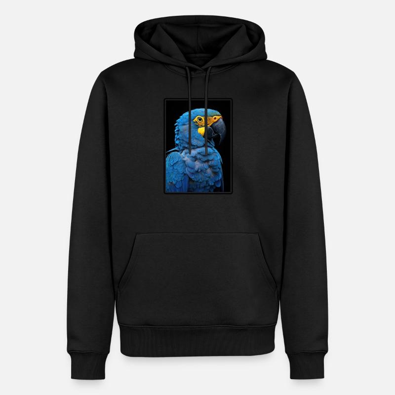 Perroquet Perroquet Perroquet - Sweat à capuche Premium bio Homme - noir