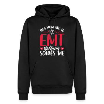 Lustige EMT Mama Rettungssanitäter Mama - Männer Premium Bio Hoodie - Schwarz - Vorne - Nico (187cm)