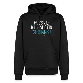 Großer Bruder Baby Liebhaber Älteres Geschwister - Männer Premium Bio Hoodie - Schwarz - Vorne - Nico (187cm)