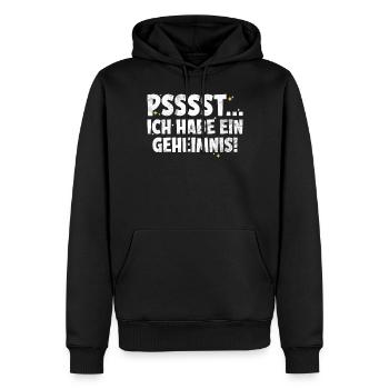 Großer Bruder Baby Liebhaber Älteres Geschwister - Männer Premium Bio Hoodie - Schwarz - Vorne - Nico (187cm)