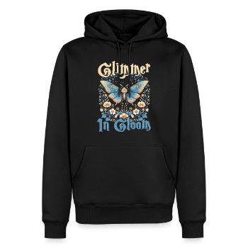 Fairycore Fairy Gothic - Men’s Premium Organic Hoodie - black - Front - Nico (187cm)