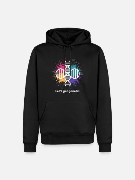 Genetics Science Funny Saying - Men’s Premium Organic Hoodie - black