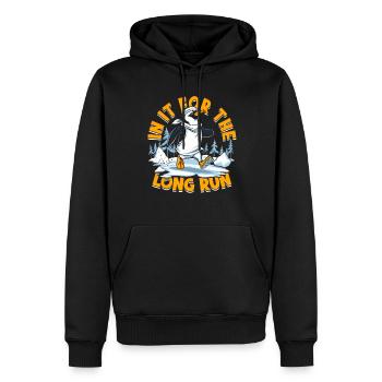 Marathon Marathon Runners In It For The Long Run - Men’s Premium Organic Hoodie - black - Front - Nico (187cm)