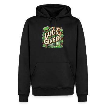 Glück Des Ingwers St. Patrick's Day - Männer Premium Bio Hoodie - Schwarz - Vorne - Nico (187cm)