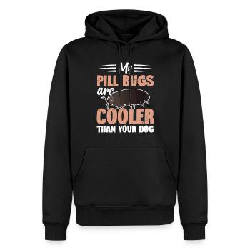 Mes erreurs de pilule sont plus cool que votre chien - Sweat à capuche Premium bio Homme - noir - Devant - Nico (187cm)