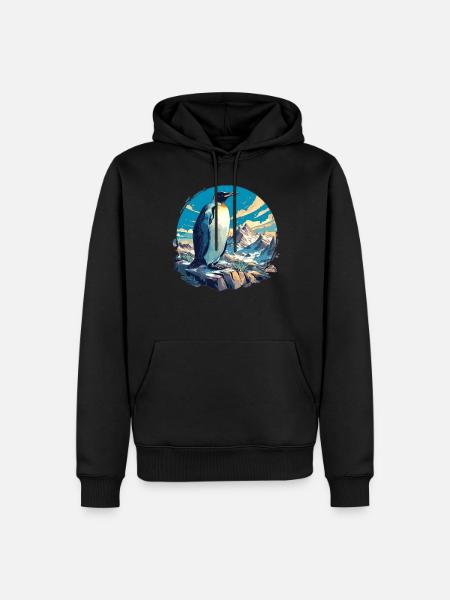 Penguins Penguin - Men’s Premium Organic Hoodie - black