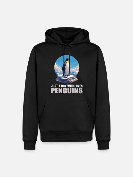 Penguins Penguin - Men’s Premium Organic Hoodie - black