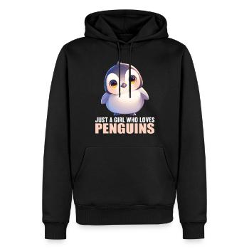 Pingouins Pingouin - Sweat à capuche Premium bio Homme - noir - Devant - Nico (187cm)