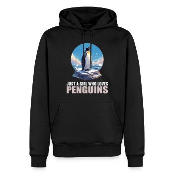 Pingouins Pingouin - Sweat à capuche Premium bio Homme - noir - Devant - Nico (187cm)