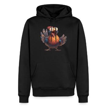 Pheasants Pheasant - Men’s Premium Organic Hoodie - black - Front - Nico (187cm)