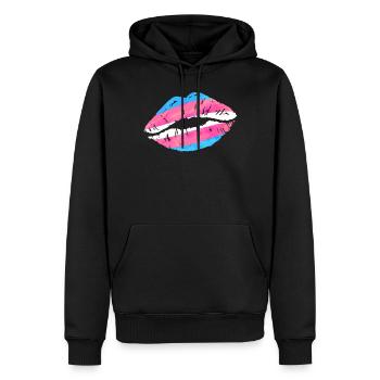 Transgender Trans LGBT Pride - Männer Premium Bio Hoodie - Schwarz - Vorne - Nico (187cm)