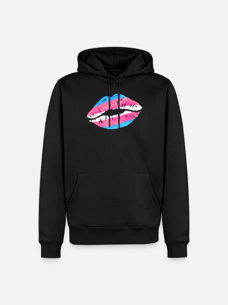 Transgender Trans LGBT Pride - Men’s Premium Organic Hoodie - black