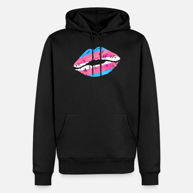 Transgender Trans LGBT Pride - Männer Premium Bio Hoodie - Schwarz