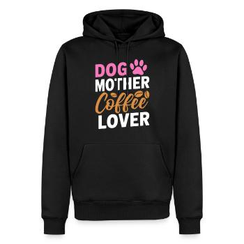 Dog Mom Gifts for Women - Männer Premium Bio Hoodie - Schwarz - Vorne - Nico (187cm)