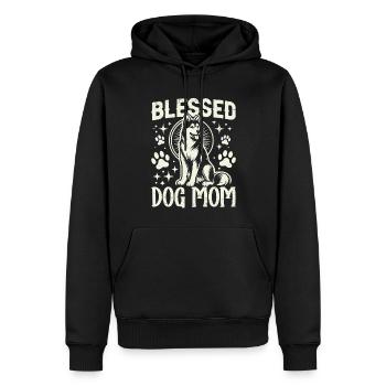 Dog Mom Gifts for Women - Männer Premium Bio Hoodie - Schwarz - Vorne - Nico (187cm)