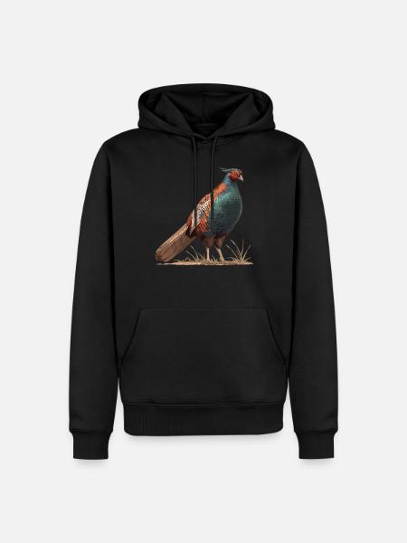 Pheasants Pheasant - Men’s Premium Organic Hoodie - black