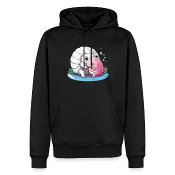 Alle Coolen Leute Züchten Winzige Dinosaurier - Männer Premium Bio Hoodie - Schwarz - Vorne - Nico (187cm)