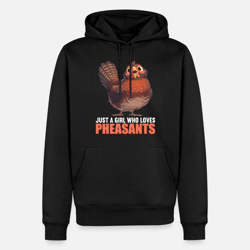Faisans Faisan - Sweat à capuche Premium bio Homme - noir