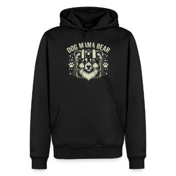 Dog Mom Gifts for Women - Männer Premium Bio Hoodie - Schwarz - Vorne - Nico (187cm)