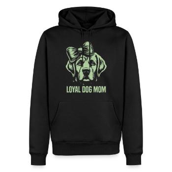 Dog Mom Gifts for Women - Männer Premium Bio Hoodie - Schwarz - Vorne - Nico (187cm)