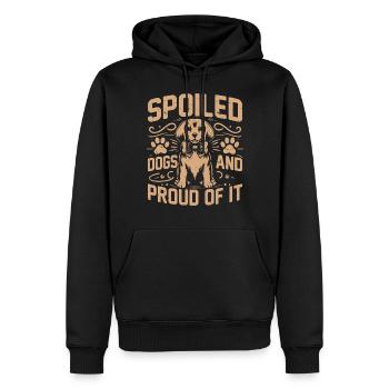 Dog Mom Gifts for Women - Männer Premium Bio Hoodie - Schwarz - Vorne - Nico (187cm)
